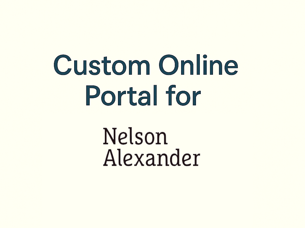 custom-online-portal-for-nelson-alexander